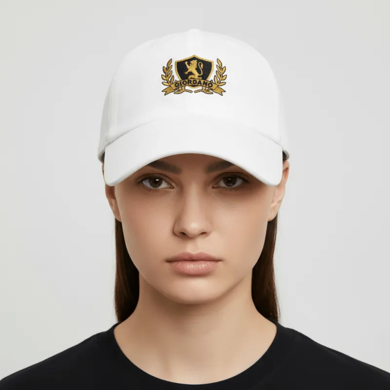 Cotton Twill Cap With Embroidery