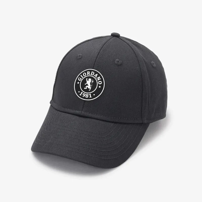 Giordano 1981 Baseball Cap - Embroidered Logo, Comfortable Fit
