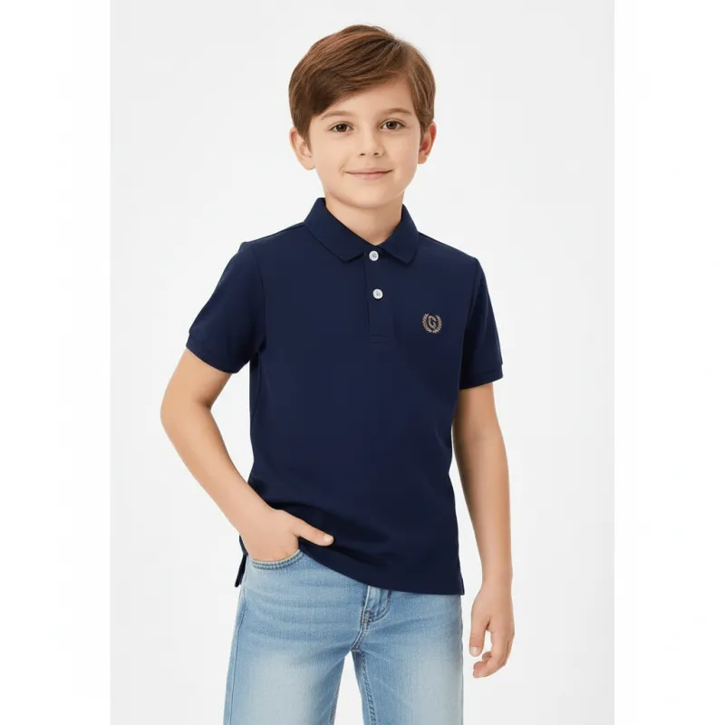 Junior Cotton Interlock Liquid Touch Polo