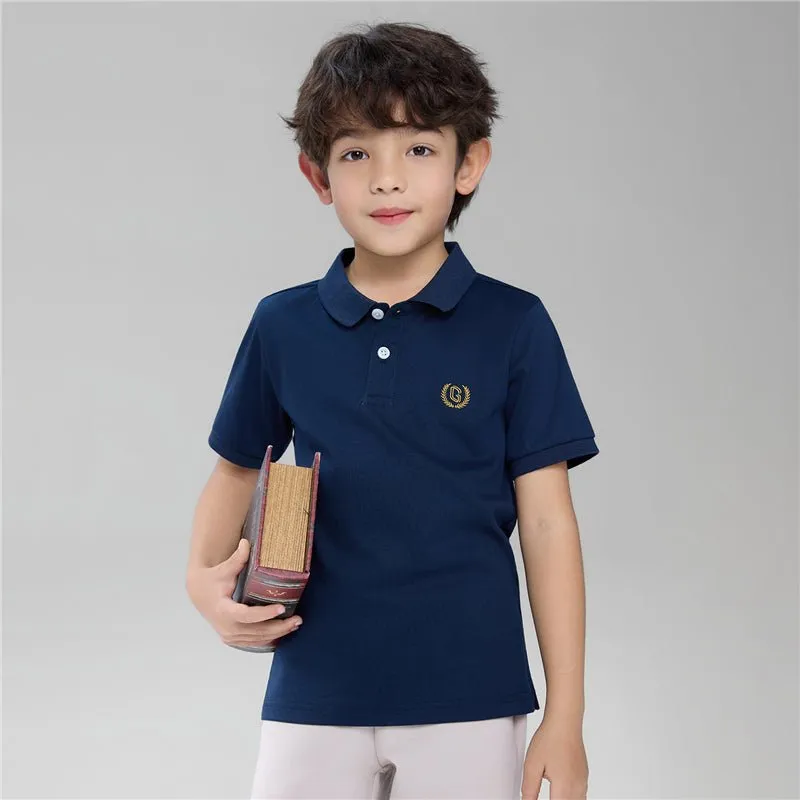 Kid's Slim Fit Liquid Touch Cotton Polo