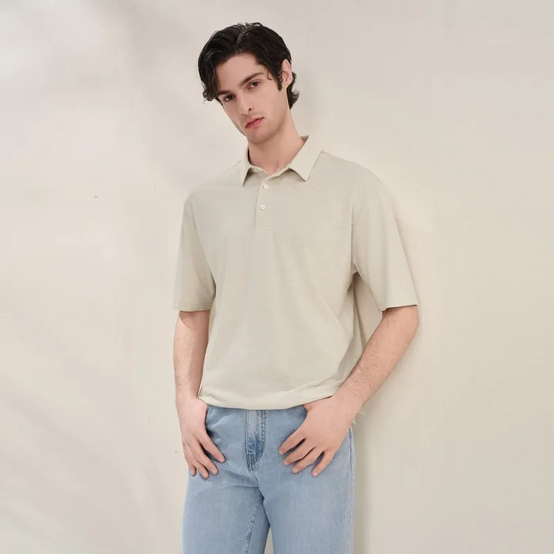 Men Regular Cotton Blend Essential Polo