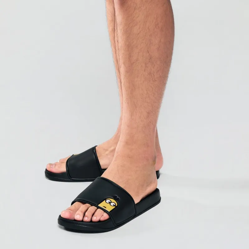 Unisex Minions PU Comfort Slide Sandals