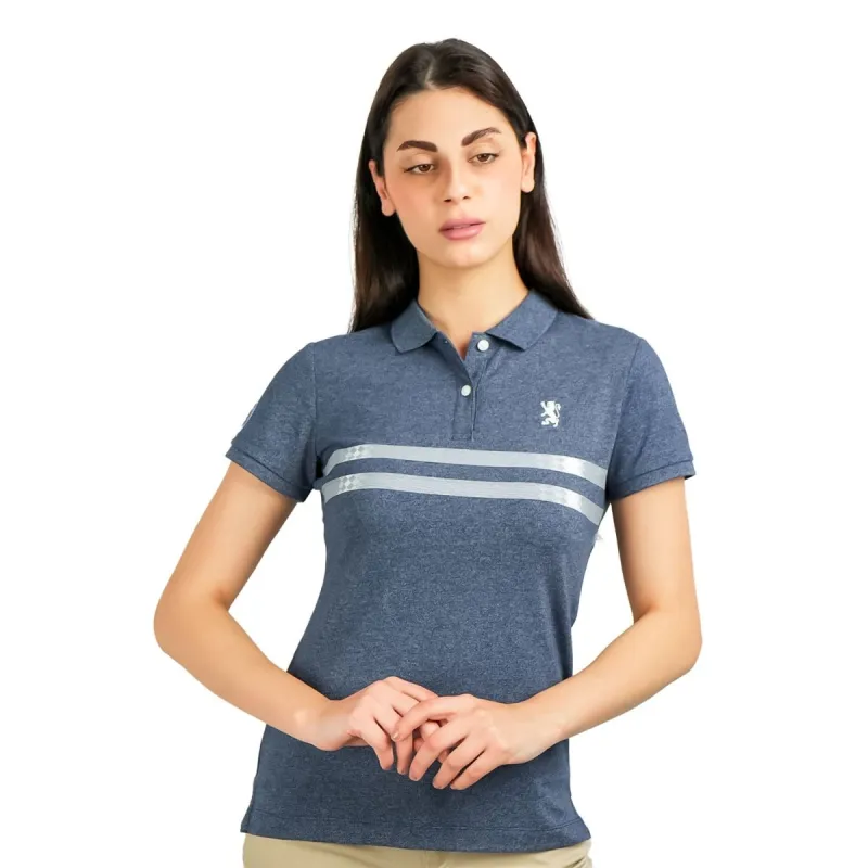 Women's Cotton Lycra Piqué Bold Polo